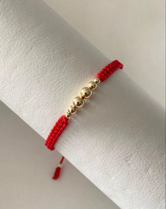 Pulsera Balines 3mm 4mm 5mm