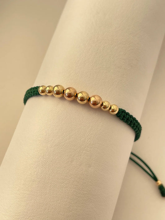 Pulsera 2 Oros (5mm-4mm)